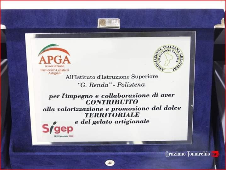 Riconoscimento alle Scuole calabresi presenti al Sigep